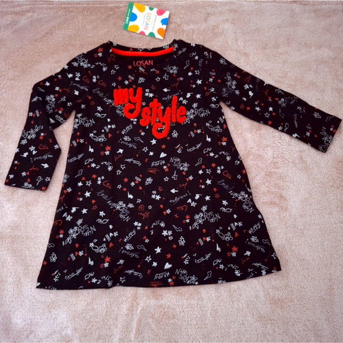 Losan long-sleeve dress for 2-year-old girl, new