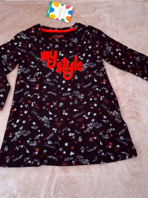 Losan long-sleeve dress for 2-year-old girl, new