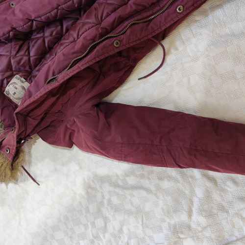 Splendid women's parka jacket size M like new, burgundy