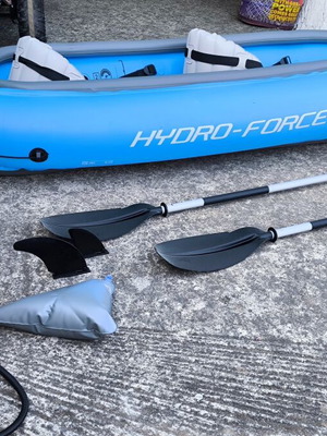 Bestway Hydro Force Cove Champion 65131 inflatable sea kayak for 2, blue