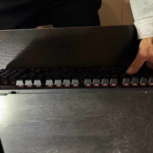 HyperX mechanical gaming keyboard RGB LED like new