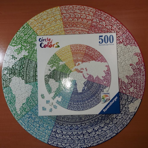 Ravensburger Circle of Colours Mandala 500-piece puzzle