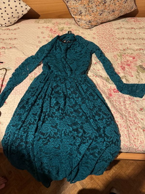 Shine dress used, petrol color, size S