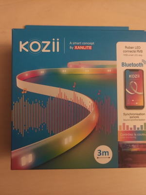 Smart Wifi RGB LED Strip KOZII 3m like new with sound