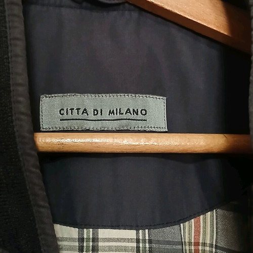 Cita di Milano men's cotton jacket used, size 52, blue
