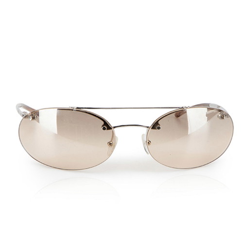 Vintage Dior Peace oval sunglasses like new, beige