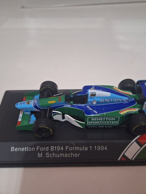 Benetton Ford B194 1994 F1 Car Michael Schumacher 1:43 Scale Like New