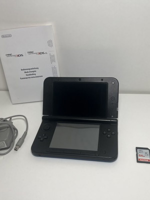 Nintendo 3DS XL Black with CFW installed and 64GB SD, like new