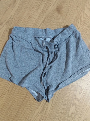 Fabric women's shorts used, gray, one size