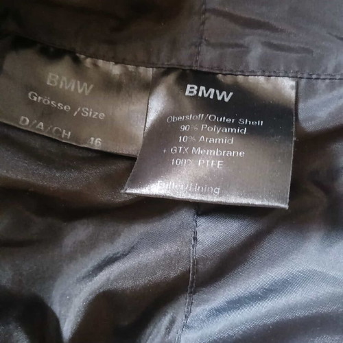 BMW Motorcycle Jacket No 46 Used Black with Gray Details