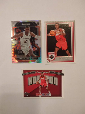 Jabari Smith Jr rookie cards pack of 3 like new