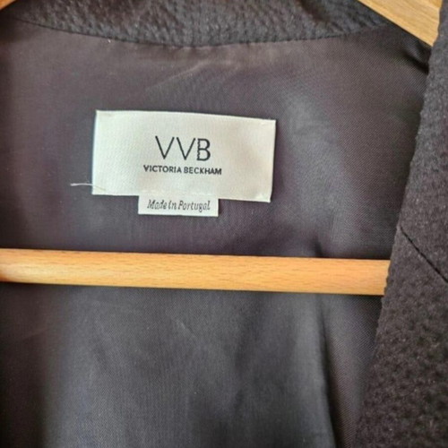 Victoria Beckham cotton blazer jacket like new, black, size S