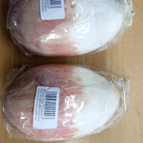 Egg-shaped candle new, set of 2, 12cm