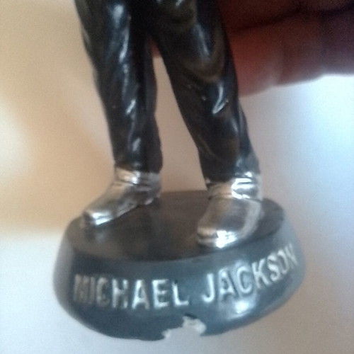 Michael Jackson collectible figure miniature used, 20 cm height