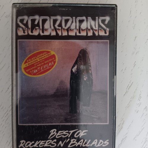 Scorpions Best of Rockers 'n' Ballads cassette used, rock