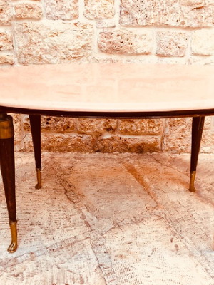 Μαρμαρινο Τραπεζάκι εποχής / Αντικα / vintage / coffee table / βινταζ / retro / σαλονι / Καθιστικό / Τραπεζαρία