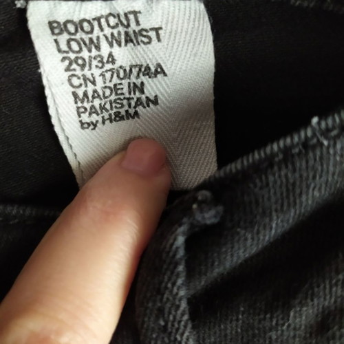 H&M bootcut low waist pants size S in excellent condition