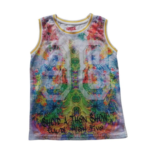Gaudi Streetwear Summer Sleeveless Top like new, colorful