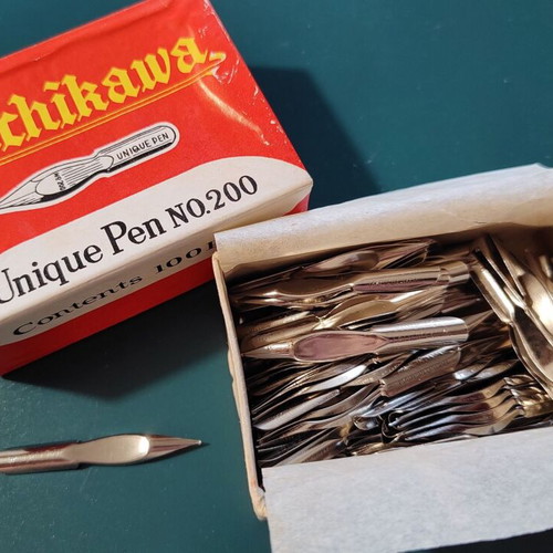 Tachikawa N200 pens used, pack of 100, collectible
