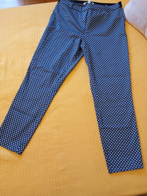 H&M Elastic High-Waisted Pants like new, black and grey