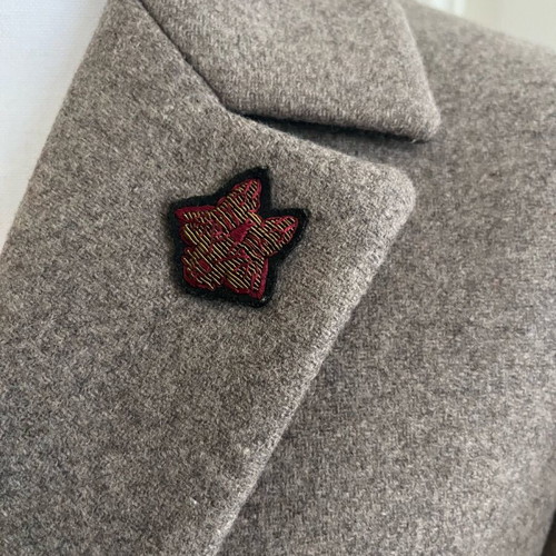 Zadig & Voltaire wool coat like new, gray, oversized small/medium