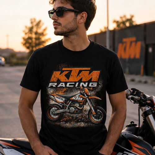 KTM Racing T-Shirt black, new, 100% cotton