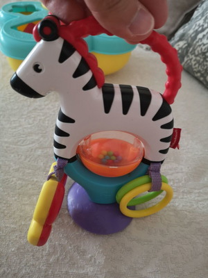 Fisher Price Activity Zebra with Sounds used for 3+ months