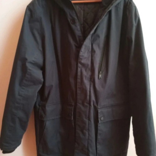 Biston jacket with hood size XL like new, blue
