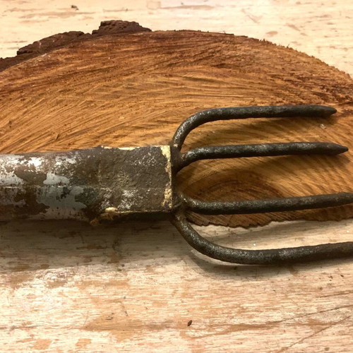 Fishing spear used, collectible old metal harpoon 1920-1930