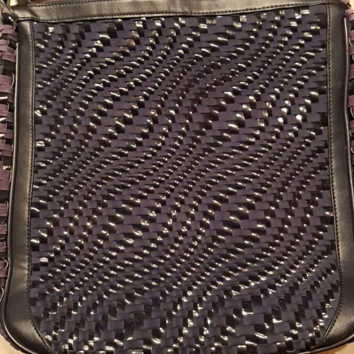 Cavalli Class blue shoulder bag like new with impressive strap