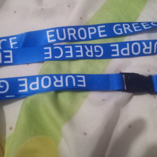 Greece Europe lanyard set of 2, new