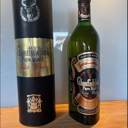 Glenfiddich Pure Malt 1L 43% Vintage 1970s Speyside Single Malt
