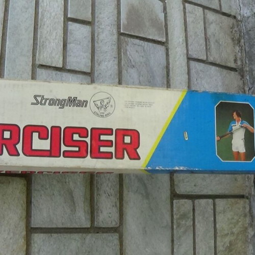 StrongMan Air Exerciser μεταχειρισμένο vintage όργανο γυμναστικής με κουτί