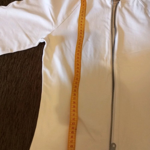 Body Action sports jacket like new, women's size Small, white with gray details