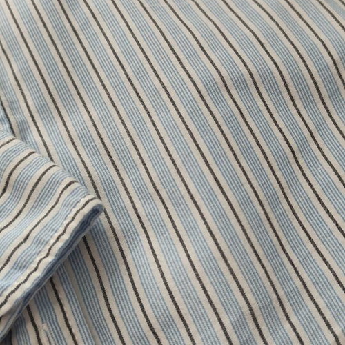 Clothing set No.2 with striped shirt and blue adjustable waist shorts like new
