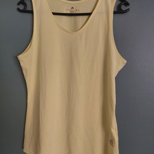 Adidas Climalite tank top neon yellow size M like new