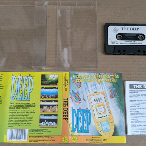 The Deep (US Gold / Cream) Amstrad Cassette like new