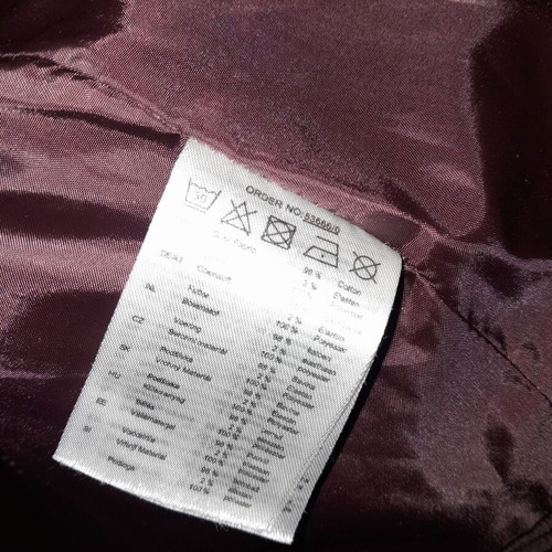 Cacharel women's corduroy vest like new, burgundy