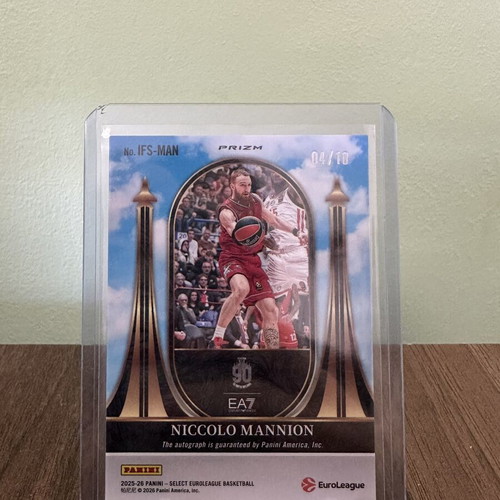 Euroleague Select Niccolo Mannion /10 Auto card like new