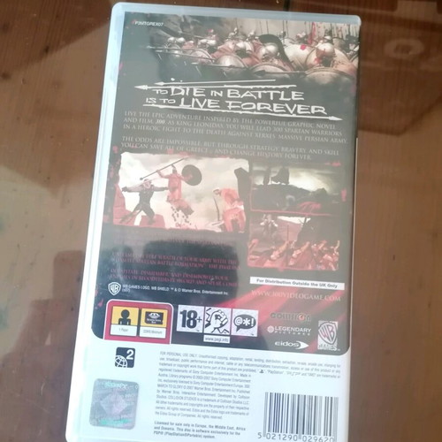 300 March to Glory PSP used, complete