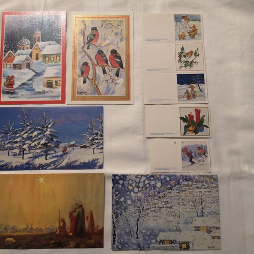 Christmas cards pack 15 large and 5 small new