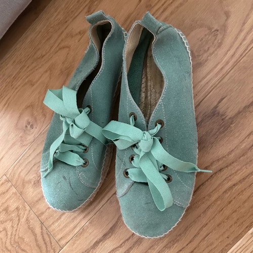 Manebi espadrilles size 38 like new, worn lightly