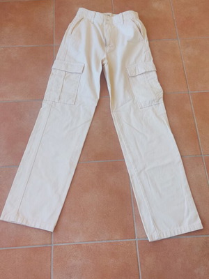 Cargo pants 1+1 like new, beige and khaki, size XS