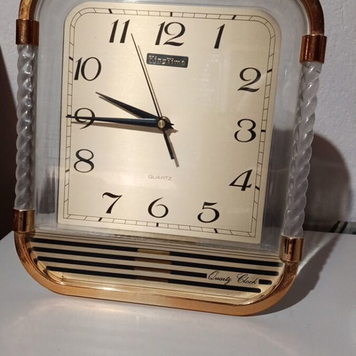 Vintage clock large, like new, analog tabletop or wall