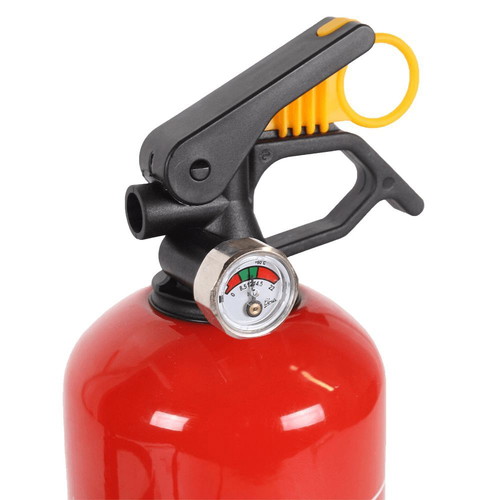 Portable ABC Powder Car Fire Extinguisher 1kg with Base and Gauge