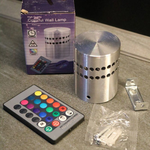 RGB spiral lamp new with remote control