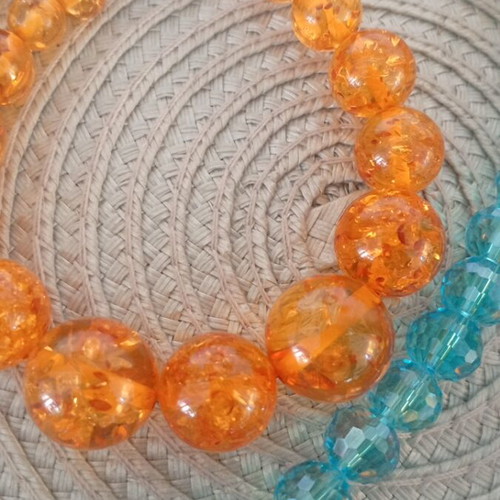 Jewelry set color-blocking Y2K style, like new