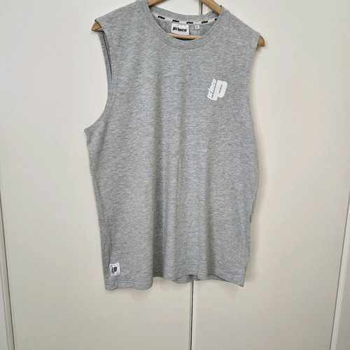 Prince sleeveless t-shirt like new, grey, size medium