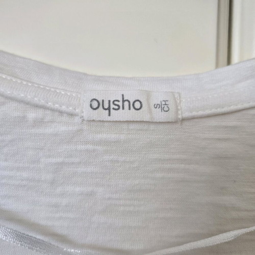 T-shirt Oysho like new, cotton, size small, white