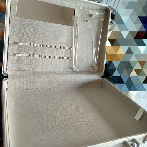 Makeup case used, clean inside